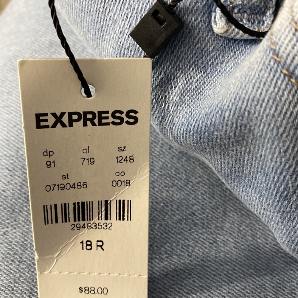 Curvy skinny mid rise jeans, size 18R,  (j-1) - Picture 4 of 4